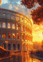 " ФРЕЯ" Пазл 2000 элемент. PZL- 2000/ 41 Колизей на рассвете