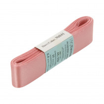 Лента атласная 25 мм ( 1 ") "Gamma" ФАСОВКА 5.4 м №041 розовый