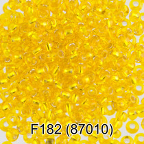 Бисер Чехия " GAMMA" круглый 6 10/ 0 2. 3 мм 5 г 1- й сорт F182 желтый ( 87010 ) 
